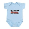 thumbnail image 1 of CafePress - How I Roll (Fire Engine/Truck) Infant Bodysuit - Baby Light Bodysuit, Size Newborn - 24 Months, 1 of 4