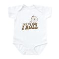 thumbnail image 1 of CafePress - How I Roll PF Infant Bodysuit - Baby Light Bodysuit, Size Newborn - 24 Months, 1 of 4