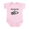 thumbnail image 1 of CafePress - How I Roll (Police Car) Infant Bodysuit - Baby Light Bodysuit, Size Newborn - 24 Months, 1 of 4