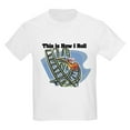 thumbnail image 1 of CafePress - How I Roll (Roller Coaster) Kids Light T Shirt - Light T-Shirt Kids XS-XL, 1 of 4