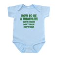 thumbnail image 1 of CafePress - How To Be A Triathlete Baby Light Bodysuit - Baby Light Bodysuit, Size Newborn - 24 Months, 1 of 4