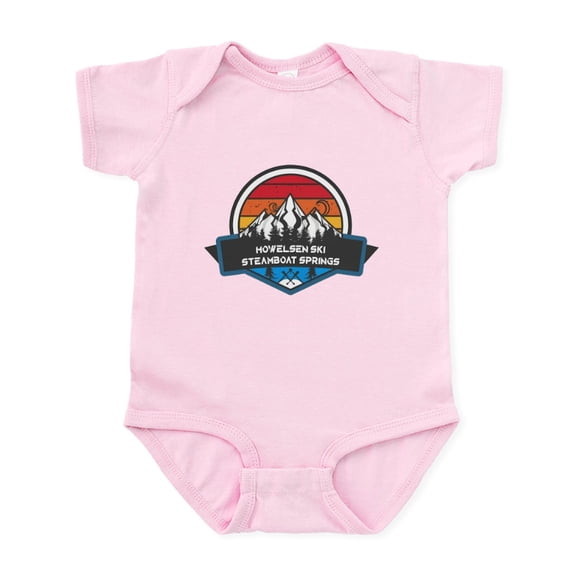 CafePress - Howelsen Ski Area Steamboat Springs Colorado Body Suit - Baby Light Bodysuit, Size Newborn - 24 Months