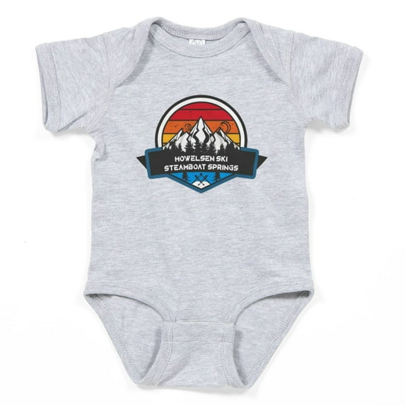 CafePress - Howelsen Ski Area Steamboat Springs Colorado Body Suit - Cute Infant Bodysuit Baby Romper - Size Newborn - 24 Months