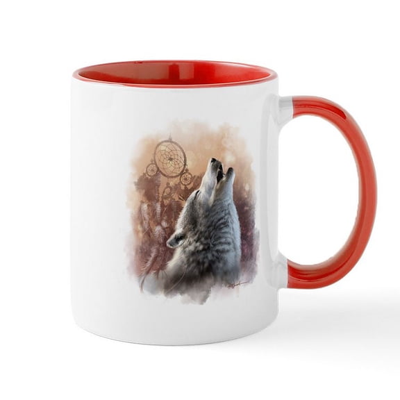 CafePress - Howler Mugs - 11 oz Ceramic Mug - Novelty Coffee Tea Cup