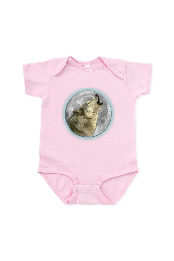 - Howling Wolf Infant Bodysuit - Baby Light Bodysuit, Size Newborn - 24 Months
