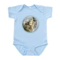 thumbnail image 1 of CafePress - Howling Wolf Infant Bodysuit - Baby Light Bodysuit, Size Newborn - 24 Months, 1 of 4