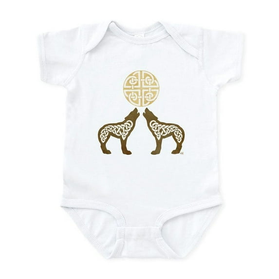 CafePress - Howling Wolves Infant Bodysuit - Baby Light Bodysuit, Size Newborn - 24 Months