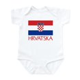 thumbnail image 1 of CafePress - Hrvatska Flag Infant Bodysuit - Baby Light Bodysuit, Size Newborn - 24 Months, 1 of 4