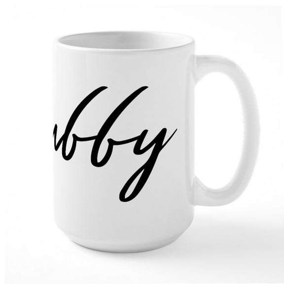 CafePress - Hubby - 15 oz Ceramic Large White Novelty Mug