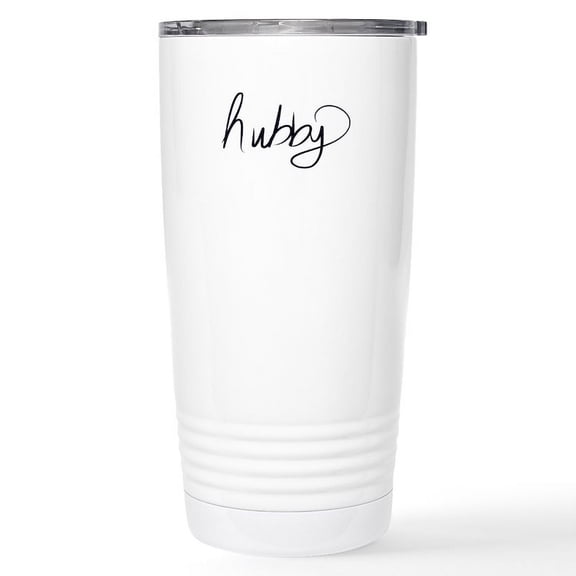 CafePress - Hubby Travel Mug - Insulated Stainless Steel Travel Tumbler 20 oz.