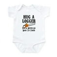 thumbnail image 1 of CafePress - Hug A Logger You'll Never Go Back To Tre Body Suit - Baby Light Bodysuit, Size Newborn - 24 Months, 1 of 4
