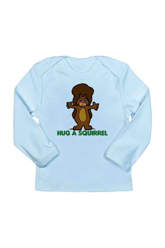 - Hug A Squirrel Long Sleeve Infant T Shirt - Long Sleeve Infant T-Shirt