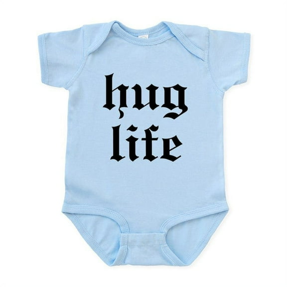 CafePress - Hug Life Infant Bodysuit - Baby Light Bodysuit, Size Newborn - 24 Months