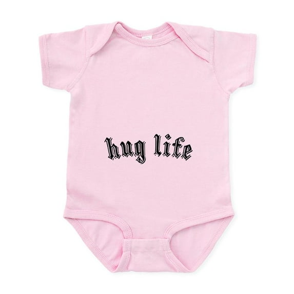 CafePress - Hug Life Infant Bodysuit - Baby Light Bodysuit, Size Newborn - 24 Months