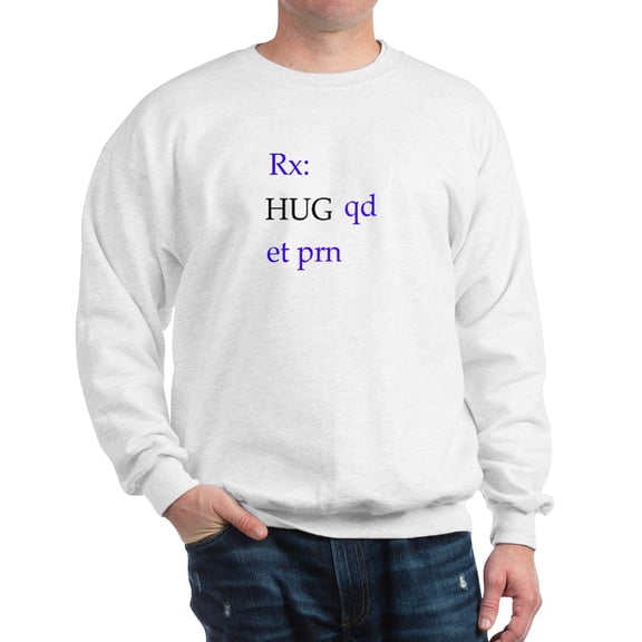 CafePress - Hug Rx Sweatshirt - Crew Neck Sweatshirt