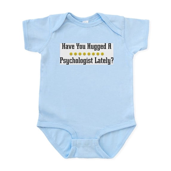 CafePress - Hugged Psychologist Infant Bodysuit - Baby Light Bodysuit, Size Newborn - 24 Months