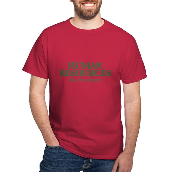 CafePress - Human Resources Live The Dream Dark T Shirt - Men's Classic Graphic Cotton T-Shirt