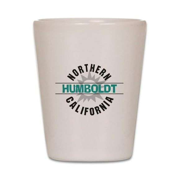 CafePress - Humboldt California - White Shot Glass, Unique and Funny Shot Glass