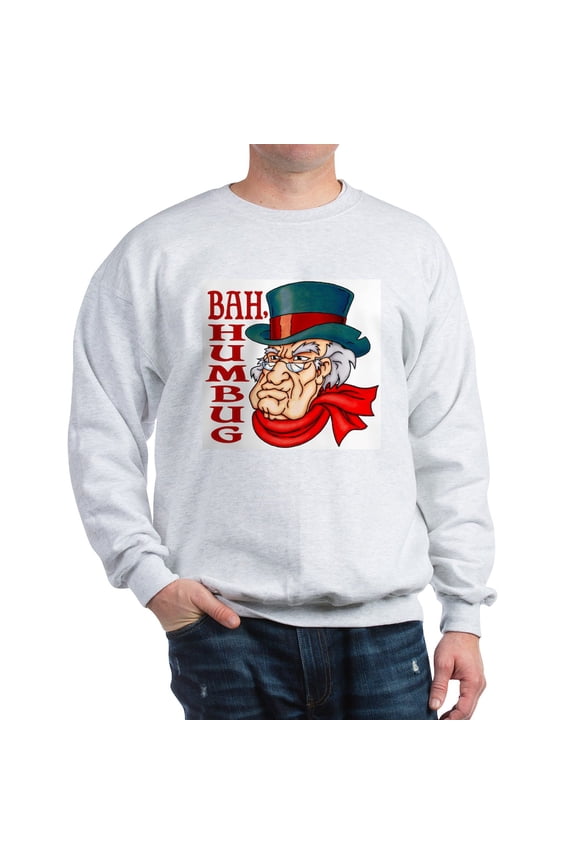 - Humbug Scrooge Sweatshirt - Crew Neck Sweatshirt