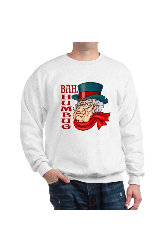 - Humbug Scrooge Sweatshirt - Crew Neck Sweatshirt