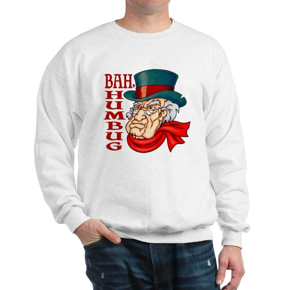 CafePress - Humbug Scrooge Sweatshirt - Crew Neck Sweatshirt