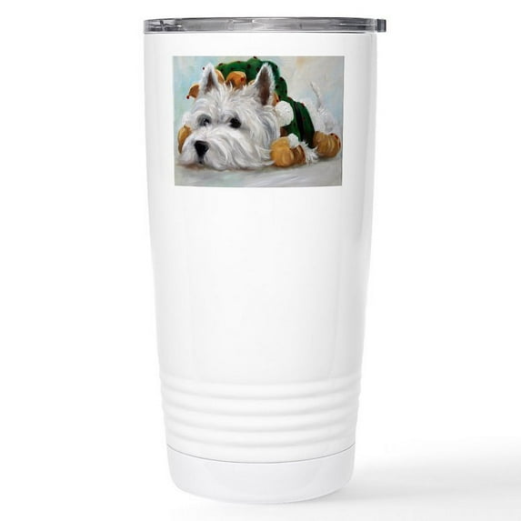 CafePress - Humbug Stainless Steel Travel Mug - Insulated Stainless Steel Travel Tumbler 20 oz.