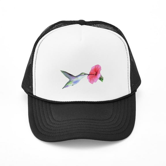 CafePress - Humming Bird - Adjustable Unisex Printed Trucker Hat with Mesh Back