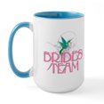 thumbnail image 1 of CafePress - Hummingbird Bride's Team Large Mug - 15 oz Ceramic Large White Novelty Mug, 1 of 4