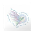 thumbnail image 1 of CafePress - Hummingbird Heart Art Sticker - Square Sticker 3" x 3", 1 of 1