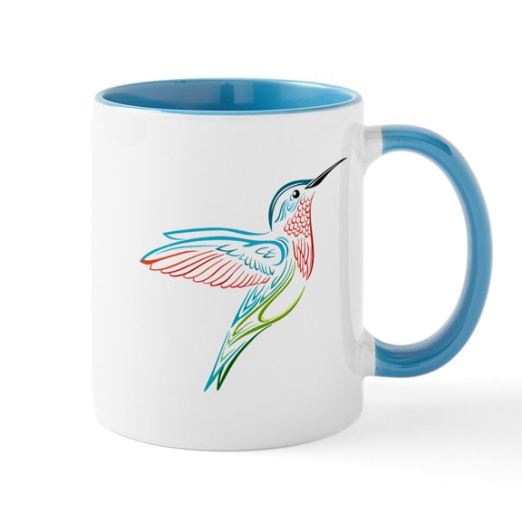 CafePress - Hummingbird Mugs - 11 oz Ceramic Mug - Novelty Coffee Tea Cup