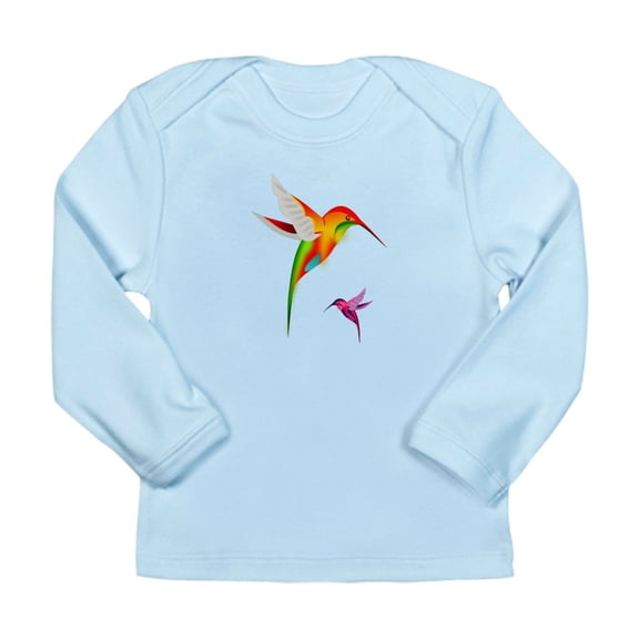 CafePress - Hummingbirds_Colibri_Transp_12B17 Long Sleeve - Long Sleeve Infant T-Shirt