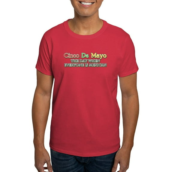 CafePress - Humorous Cinco De Mayo Dark T Shirt - Men's Classic Graphic Cotton T-Shirt