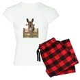 thumbnail image 1 of CafePress - Humorous Smart Ass Donkey Painting Pajamas - Women's Light Pajamas, 1 of 4