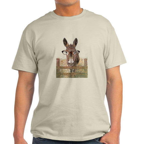 CafePress - Humorous Smart Ass Donkey Painting T Shirt - Men's Classic Graphic T-Shirt