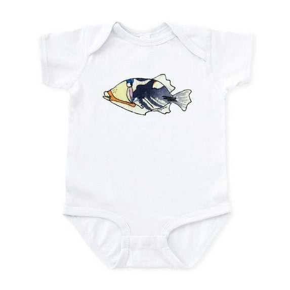 CafePress - Humu Fish Infant Bodysuit - Baby Light Bodysuit, Size Newborn - 24 Months