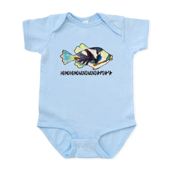 CafePress - Humuhumu Fish Infant Bodysuit - Baby Light Bodysuit, Size Newborn - 24 Months