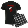 thumbnail image 1 of CafePress - Hung Stocking Pajamas - Men's Dark Loose Fit Cotton Pajama Set, 1 of 7