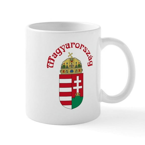 CafePress - Hungary Mug - 11 oz Ceramic Mug - Novelty Coffee Tea Cup