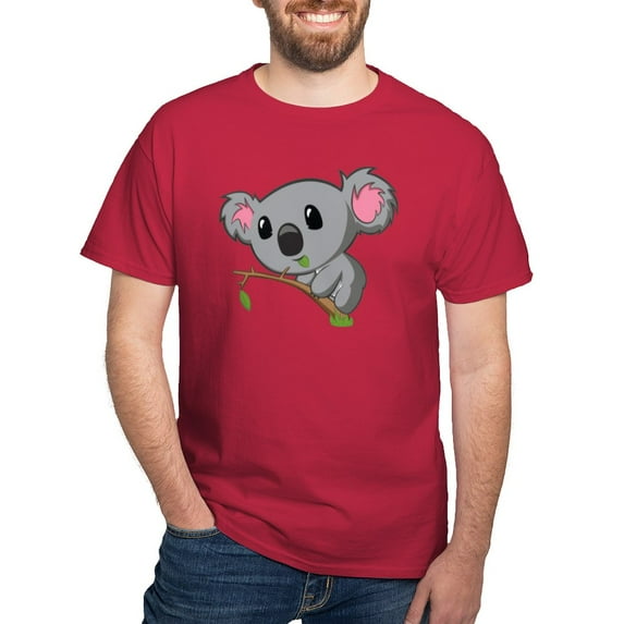 CafePress - Hungry Koala Dark T Shirt - Men's Classic Graphic Cotton T-Shirt