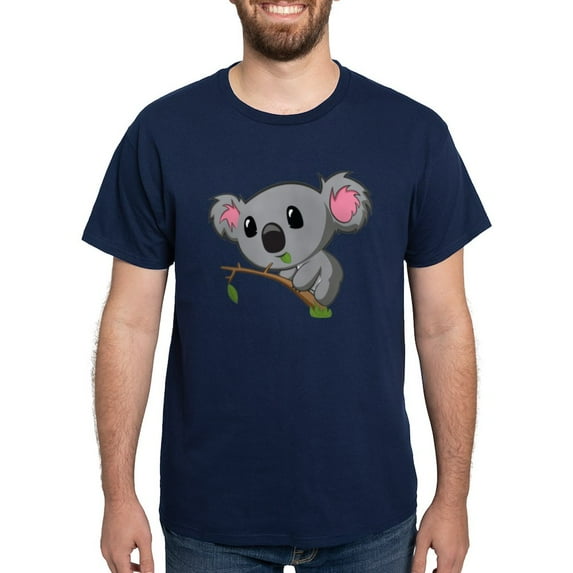 CafePress - Hungry Koala Dark T Shirt - Men's Classic Graphic Cotton T-Shirt