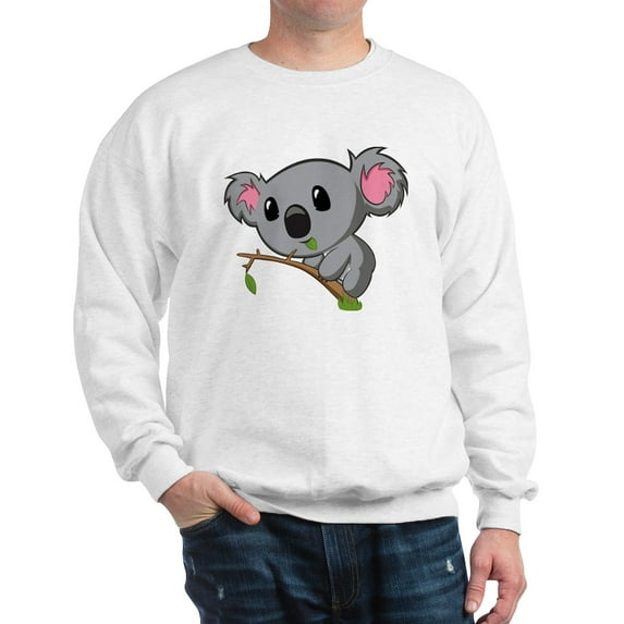 CafePress - Hungry Koala Sweatshirt - Crew Neck Sweatshirt