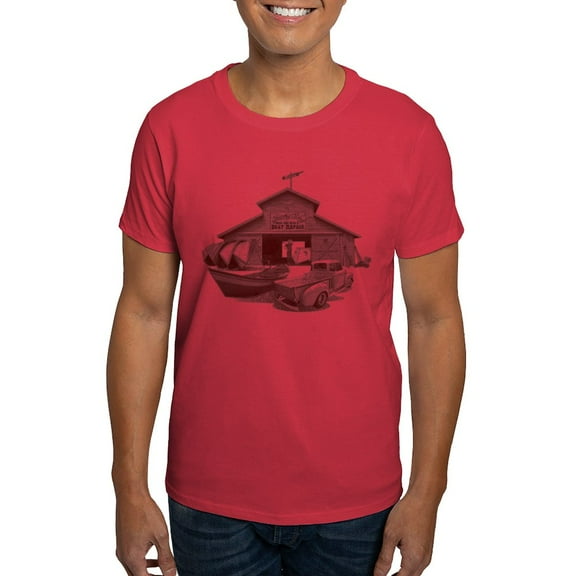 CafePress - Hunky Dory Boat Repair Dark T Shirt - Men's Classic Graphic Cotton T-Shirt
