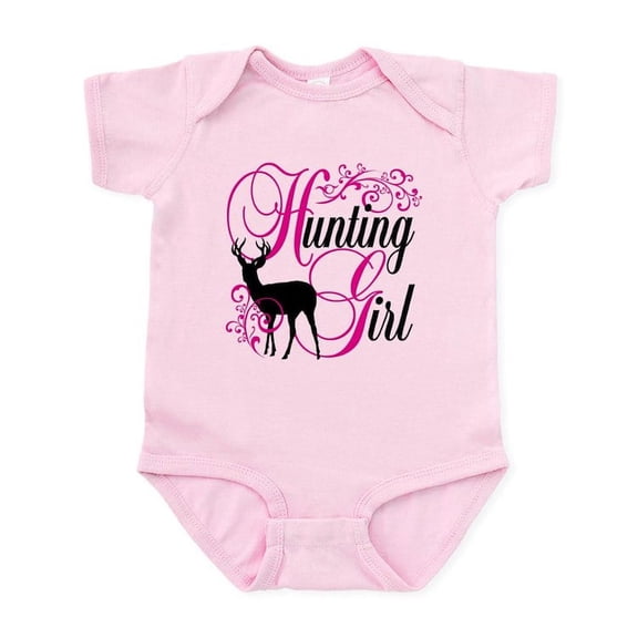 CafePress - Hunting Girl Infant Bodysuit - Baby Light Bodysuit, Size Newborn - 24 Months