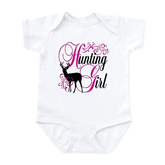 CafePress - Hunting Girl Infant Bodysuit - Baby Light Bodysuit, Size Newborn - 24 Months