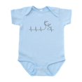 thumbnail image 1 of CafePress - Hunting Heartbeat - Baby Light Bodysuit, Size Newborn - 24 Months, 1 of 4