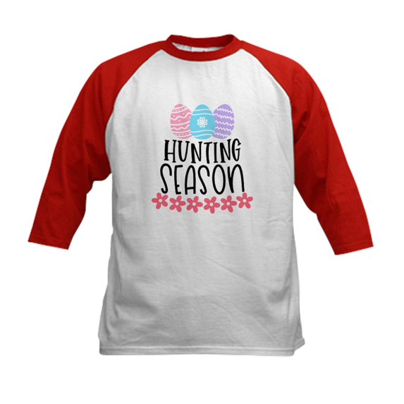 CafePress - Hunting Season Baseball Jersey - Kids Cotton Baseball Jersey, 3/4 Sleeve Shirt