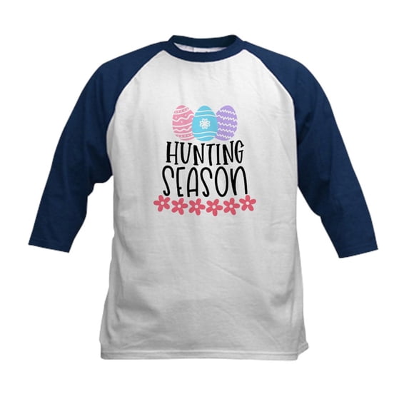 CafePress - Hunting Season Baseball Jersey - Kids Cotton Baseball Jersey, 3/4 Sleeve Shirt