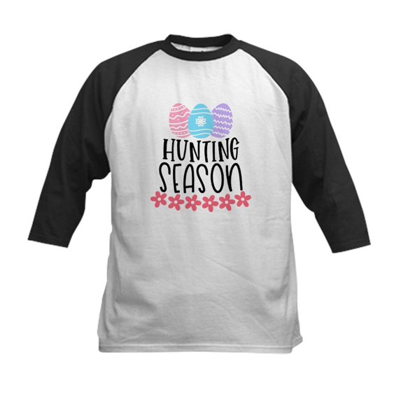 CafePress - Hunting Season Baseball Jersey - Kids Cotton Baseball Jersey, 3/4 Sleeve Shirt