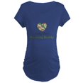 thumbnail image 1 of CafePress - Huntingbuddy Maternity T Shirt - Maternity Dark T-Shirt, 1 of 3