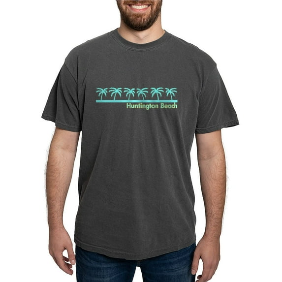 CafePress - Huntingtonbeachturq Men's Comfort Colors® T Shirt - Mens Comfort Colors Shirt